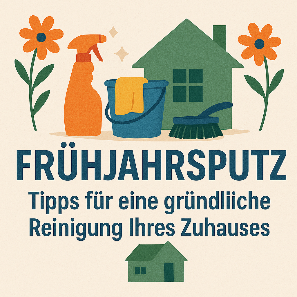 Frühjahrsputz: Tipps für eine gründliche Reinigung Ihres Zuhauses